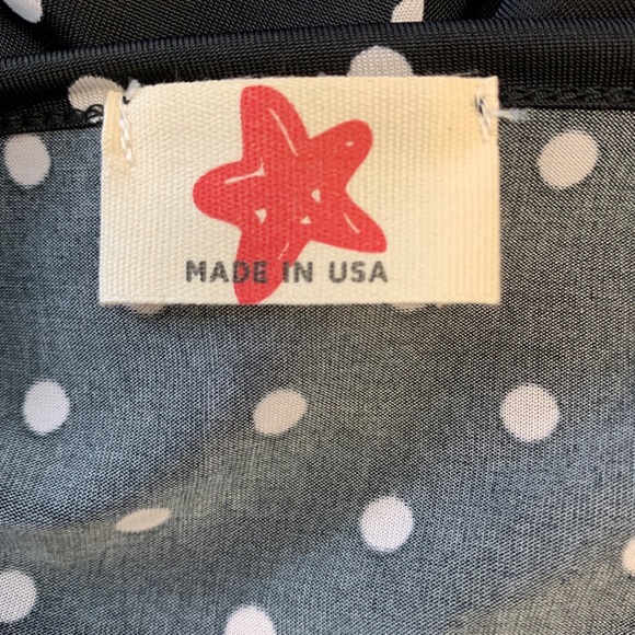 Crossover V-Neck bodice with a faux wrap skirt 1XL - Picture 10 of 13